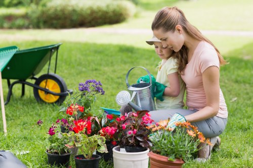 Visual for a garden maintenance issue review